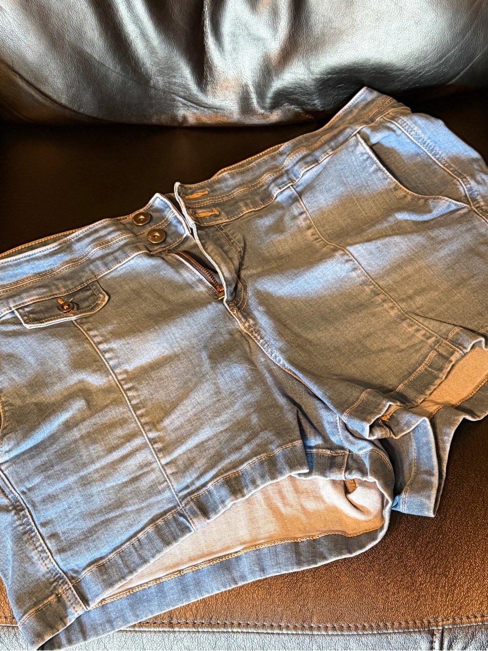 Torrid Light Blue Denim Shorts